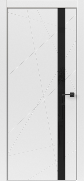 Дверь межкомнатная Тамбурат Лайт Геометрия (Tamburat Light Geometry) 4304 Белый Глухая